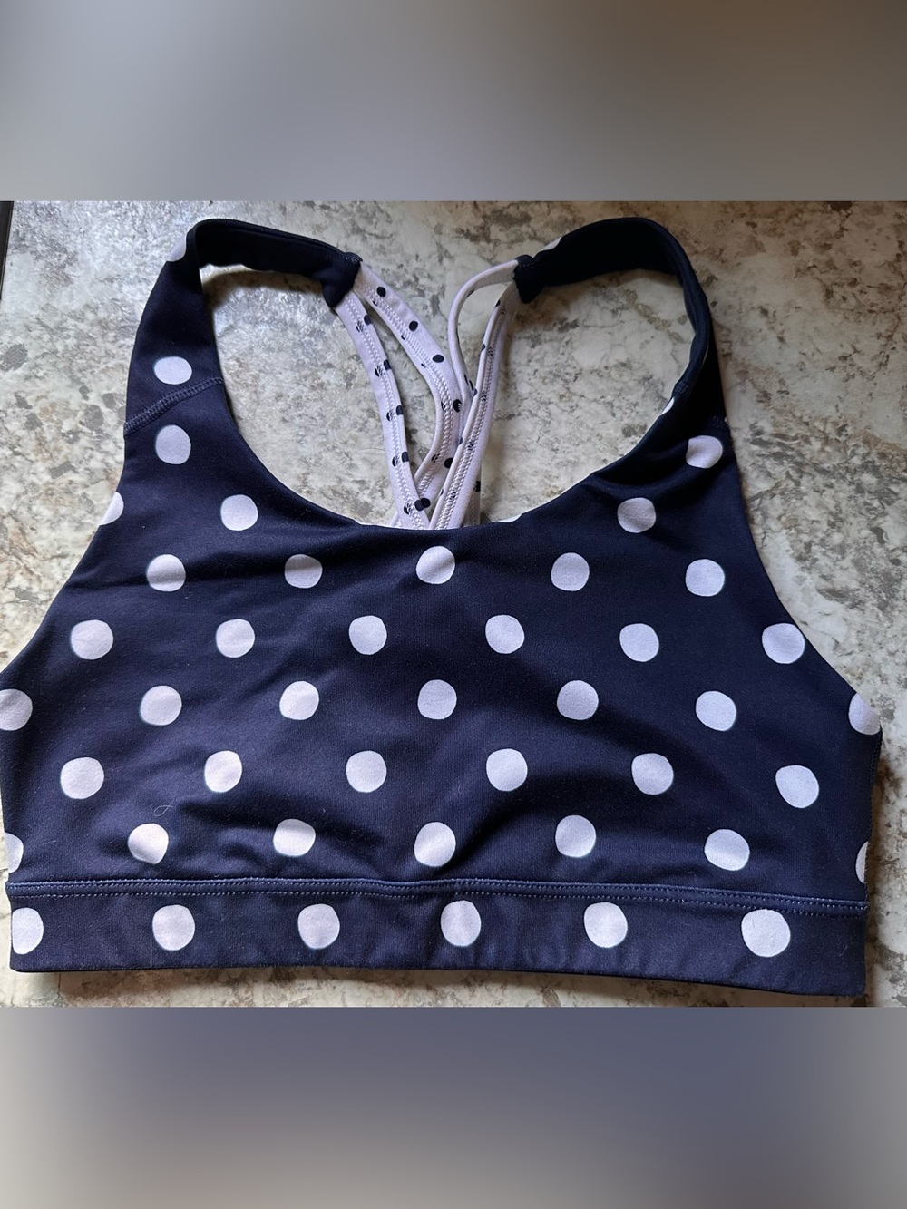 Polka Dot Sports Bra